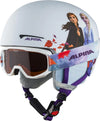 20) Helm Alpina Zupo Frozen jr.(Set inkl. Brille)