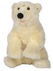 55) Eisbär sitzend ( 25cm )