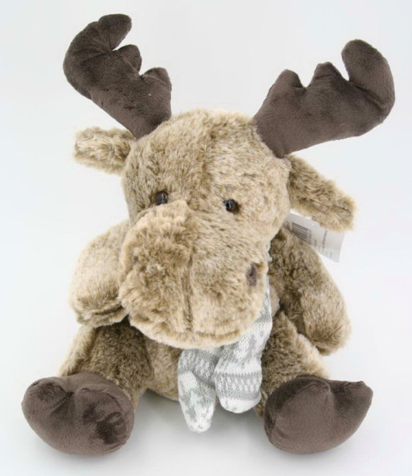 52) Elch mit Schal groß (30cm)