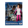 40) Skilehrerin Sahra mit Snowboard