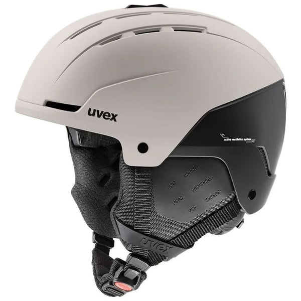 48) Helm Uvex Stance warmgray-blackmatt
