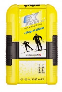 31) Toko Nordic Grip & Glide Pocket 100ml mit Schwamm zum Auftragen und Polierfilz
