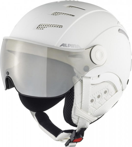 71) Helm Alpina Visor Jump white