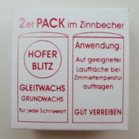 45) Wachs Hofer-Blitz Spezialwax