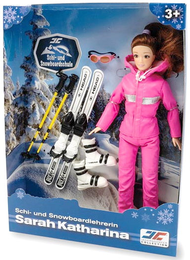 39) Skilehrerin Sahra mit Ski