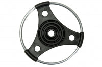 63) Tourenteller Aluring 12cm (Paar), schwarz