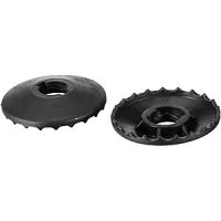 59) Tourenteller Komp. klein 6cm , 90° Drehverschluss (Paar), schwarz