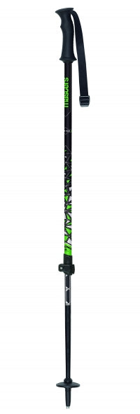 34) Tourenstock Masters 2-teilig Wintertour Kinder Klapp-Verschluß Flick-Lock, 75-110cm